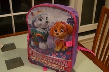 Nickelodeon Paw Patrol Everest  Skye Pups Girl's Purple Pink Backpack
