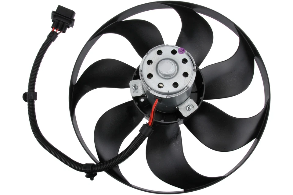 Conjunto ventilador refrigeración motor auxiliar izquierdo Volkswagen Jetta 1999-2005 URO Foto 4 de 4