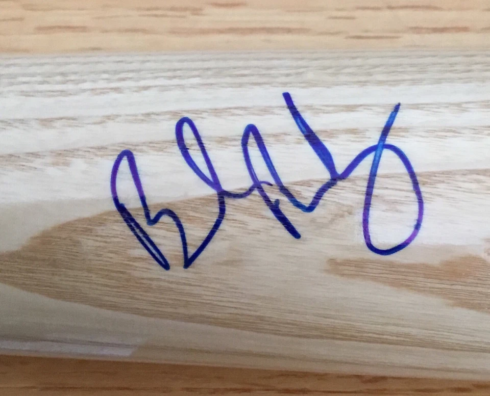 Brendan Rodgers Astros Rockies Autograph Signed Rawlings Baseball Bat JSA COA - Image 2 of 4