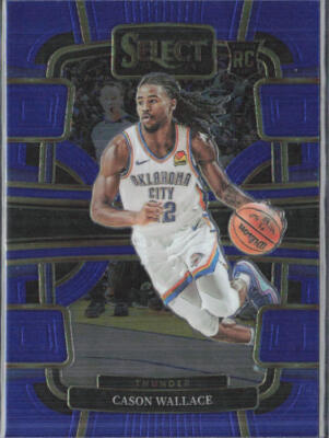 2023-24 Panini Select #88 Cason Wallace Blue Retail RC Thunder