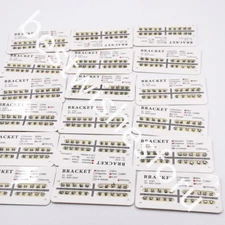 Dental Orthodontic Metal Brackets Roth/MBT/Edgewise 022/018 Hooks 345/3/No Hook