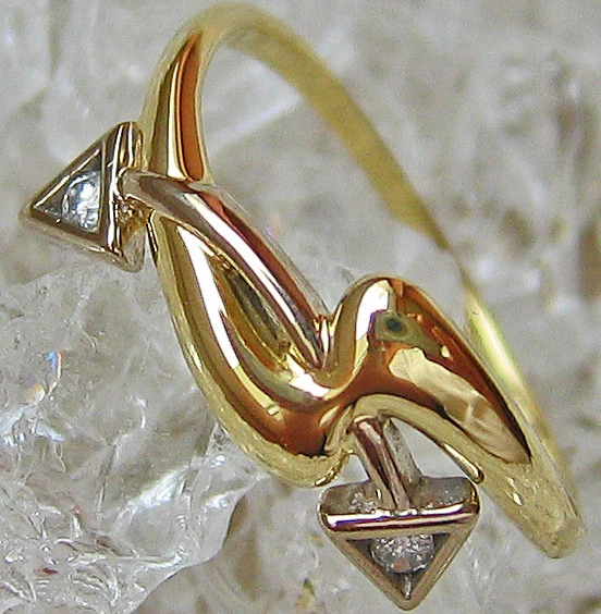 ♦️Brilliant Ring aus 585 Gold mit Brillant Schmuck mit Brillanten Diamant ♦️1137