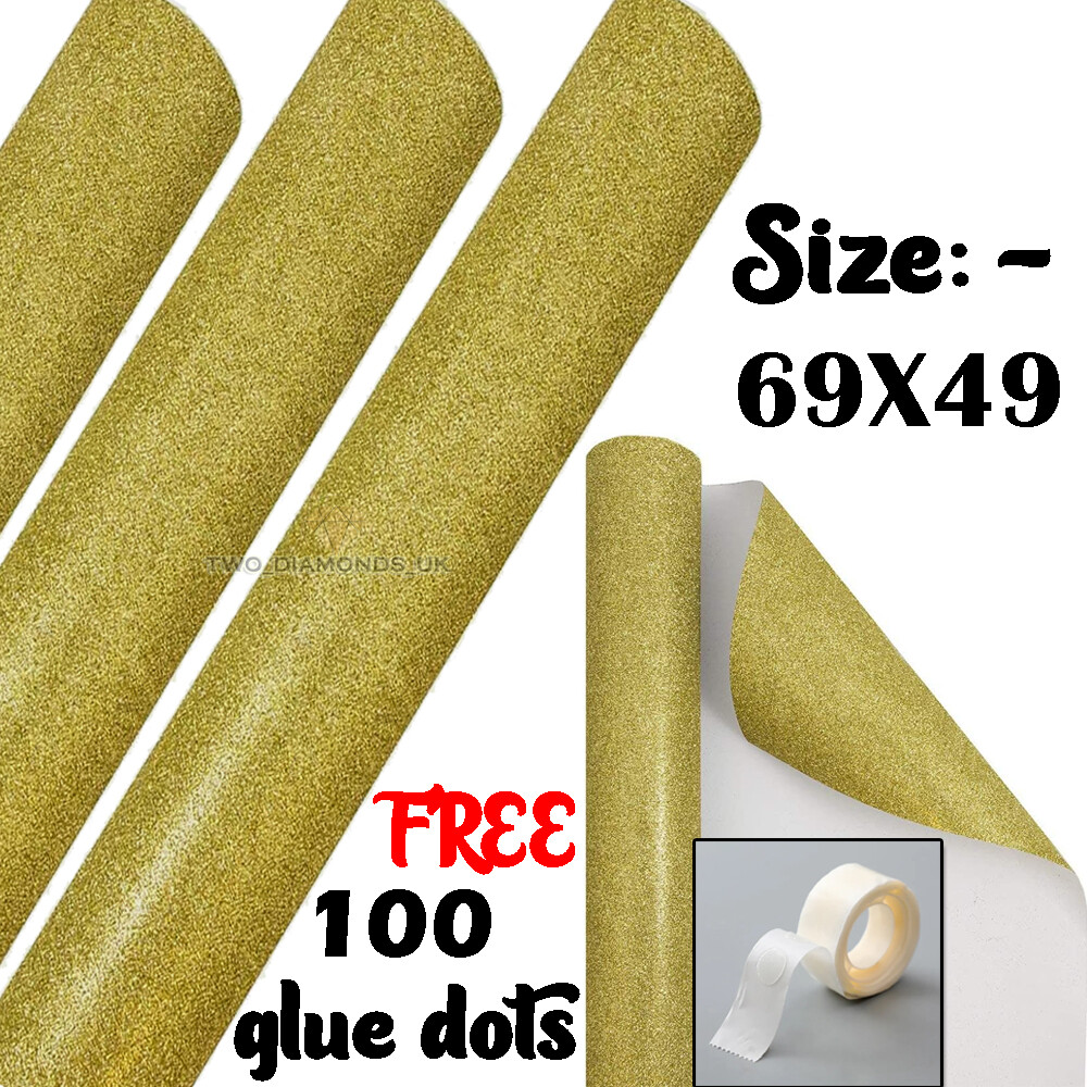 Wrapping Paper Glitter Gift Present Birthday Wrap Wedding Party Sheet