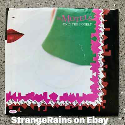 The Motels Only the Lonely 7" 45 RPM Vinyl Record Sexy Martha Davis All