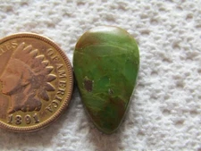 Green Alunite Cab 8.2 carat rare free form hand cut cabochon 