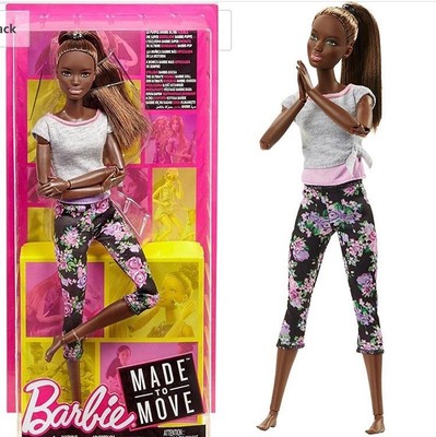 african american made to move barbie