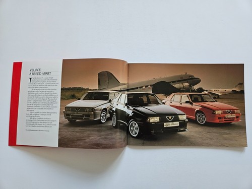 ALFA ROMEO 75 SALES BROCHURE 1986 1987 - Picture 2 of 5