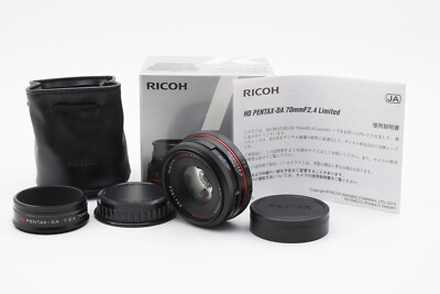 HD PENTAX DA 70mm F/2.4 Limited Lens Black W/Box Japan [Near Mint