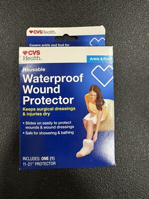 CVS Health Reusable Waterproof Wound Protector, Ankle & Foot
