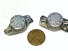 2 Pieces N/C 175ºC 347ºF normally closed Thermal NC Thermostat switch KSD301 A21