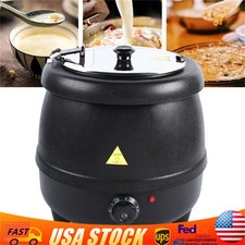 Commercial Electric Soup Kettle Warmer Counte...
