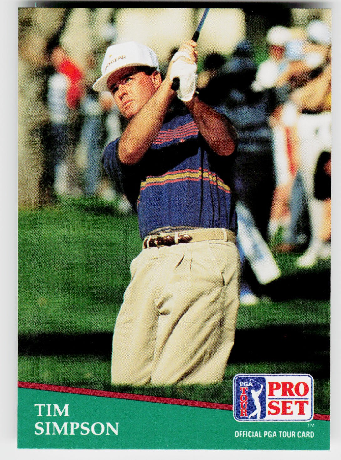 Tim Simpson, 1991 Pro Set PGA Tour, #128, ,