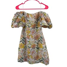 ASTR THE LABEL Dress Size Extra Small NEW Mini Floral Off Shoulder Cottage NWOT 