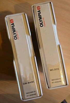 Olympia Olystar 60 Handbuch-Set MS-DOS 3.20 & GW-BASIC 1987, englisch