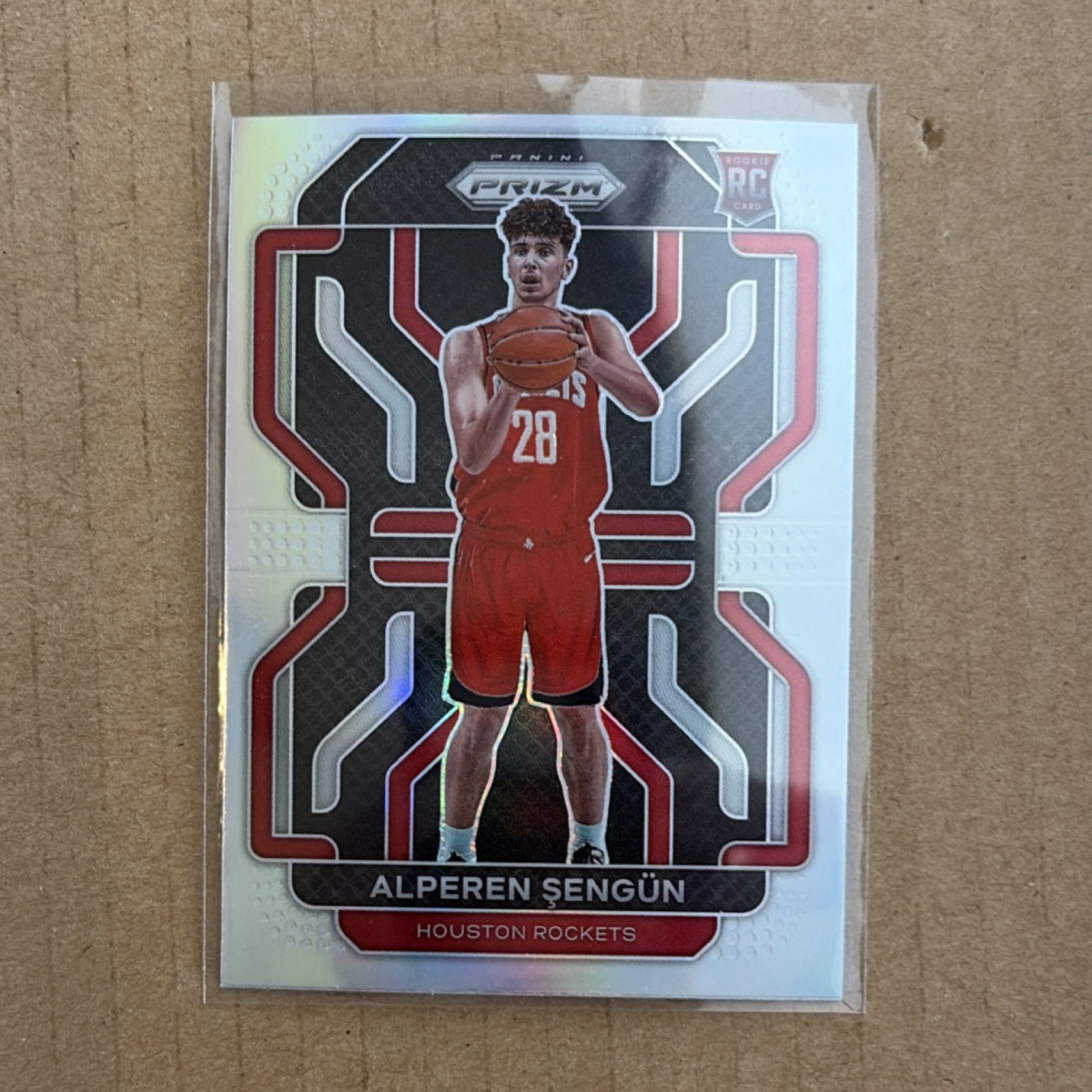 2021-22 Panini Prizm Alperen Sengun Silver Prizm (RC) Rockets #318