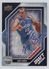 2009-10 Upper Deck Draft Edition Silver Auto 83/999 Jimmy Barron #4 Auto 4f5