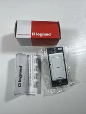 Legrand Wattstopper Low Voltage Switch, 2-Button w/LED, White LVSW-102-W