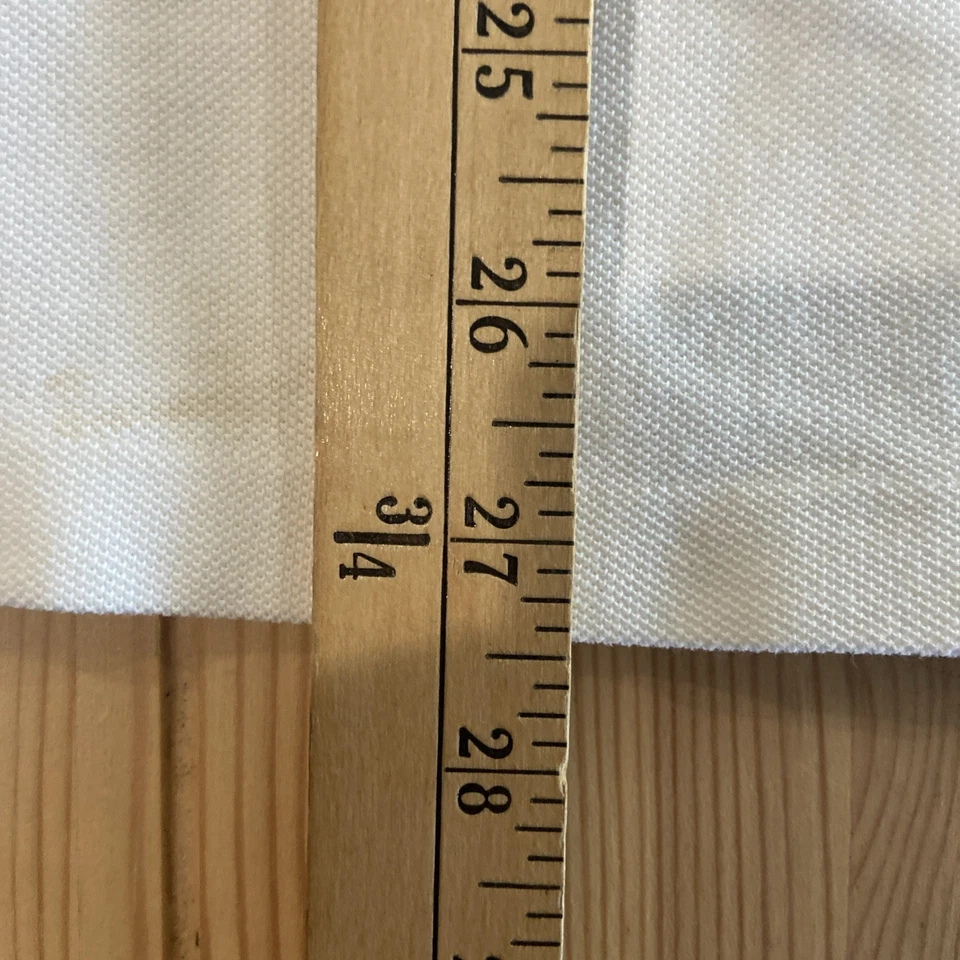 Camisa Polo Ralph Lauren Para Hombres DEFECTUOSA Cricket Ajuste Personalizado Grande Logo Blanco L Foto 4 de 4