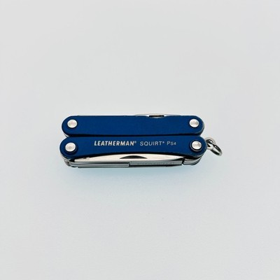 Leatherman Squirt PS4 BLUE - 8-in-1 Keychain Multi-Tool  Discontinued (CODE58)