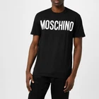MOSCHINO Milano Mens Black Logo Short Sleeve T-Shirt XXL 2XL BNWT C2780