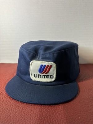 Vintage K Products Made In USA United Airlines Aviation Patched  Hat