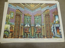 ORIGINAL VINTAGE C1900 TOY THEATER JF SCHREIBER GERMANY DWELLING ROOM