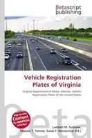 Lambert M. Surhone (U. A.) | Vehicle Registration Plates Of Virginia | Buch