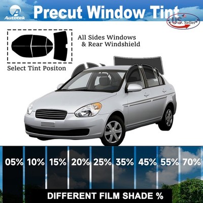 PreCut 2Ply Window Tint Film Kit For 2000-2005 Hyundai Accent Sedan