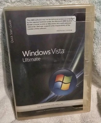 MICROSOFT WINDOWS VISTA ULTIMATE 32-bit ONLY