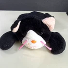 Ty Beanie Babies Black & White Cat Plush, Vintage 1993, Ages 3+ (4-7 Years)