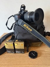Nikon D70s DSLR Camera w/ TAMRON AF 55-200mm LD DI II Lens & 2x NEW Nikon Batts