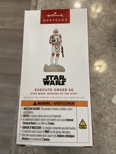Hallmark Keepsake 2025 Execute Order 66 Ornament Star Wars Light and Sound