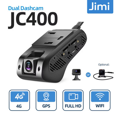Jimi JC400P-A AI Dual Lens Dash Cam 4G GPS Fleet Camera Driver