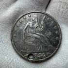 1854-O Seated Liberty Half Dollar Arrows - Toner Details - Coin Hole