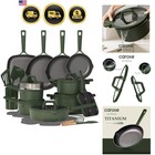 Pots and Pans Set Nonstick Cookware Induction Granite PFOA Free 31pcs
