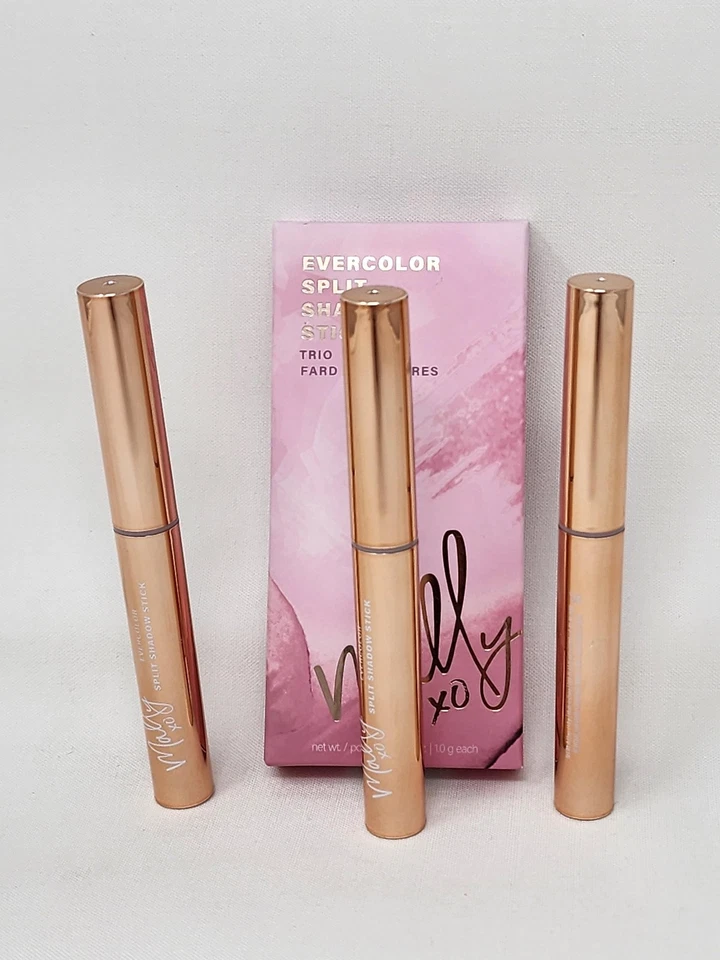 Mally Eyeshadow Stick 3pc Blushing Bombshell Golden Truffle Cinnamon Swirl - Image 2 of 4