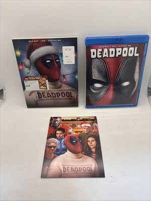DEADPOOL (2016 DVD Blu-ray) Holiday Photo Card  Slipcover Walmart Exclusive