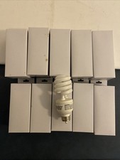 Lot Of 10 Led Light Bulb E26-20w-2700k Hi-lux Spiral New