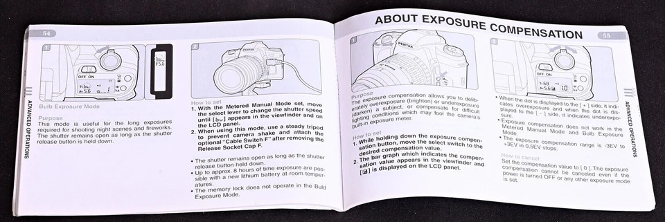 Original Pentax MZ-30 Camera User Manual 1999 Edition - Excellent - Image 3 of 3