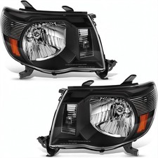 Autosaver88 Headlight Assembly Compatible 2005-2011 Tacoma 2005 2006 2007 2008