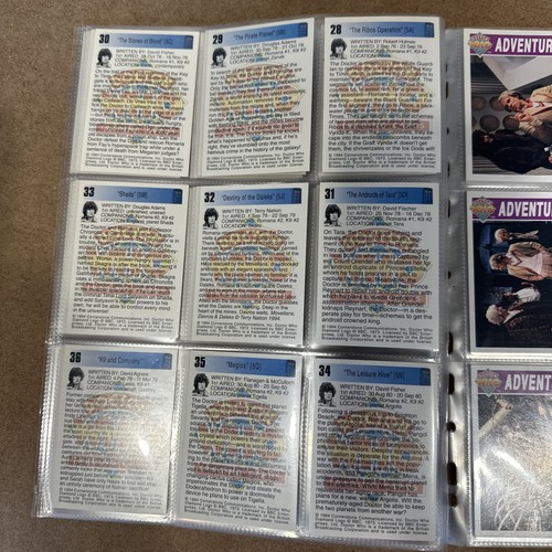 DOCTOR WHO - CORNERSTONE SERIES 1 - Complete VINTAGE Base Set (110 cards) - 1994 - Picture 8 of 24