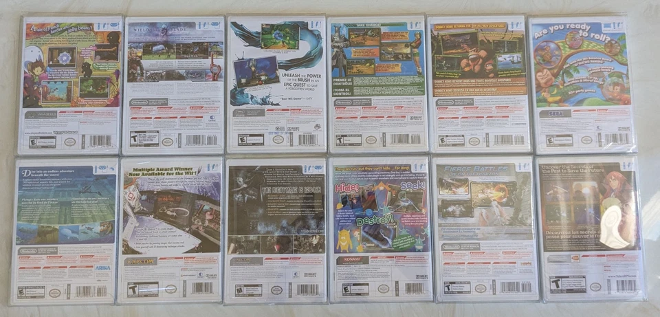 Lote lacrado perfeito para Nintendo Wii Xenoblade Resident Evil Donkey Kong + bônus NOVO - Imagem 4 de 4