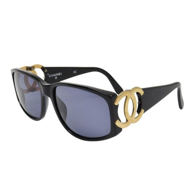 CHANEL Sunglasses Coco Mark Pre-Owned Authentic Full Rim 