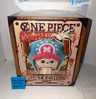 POP MART THE MONSTERS One Piece Tony Tony Chopper Mega Labubu 400% Vinyl