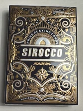 Sirocco Modern Playing Cards New Limited Edition Riffle Shuffle Deck PK5