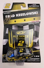 BRAD KESELOWSKI AUTOGRAPHED 2018 ALLIANCE NASCAR RACING 1/64 SCALE DIECAST CAR