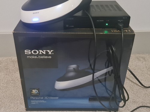Sony HMZ-T1 Personal 3D Viewer Head Mounted Display All Accossories