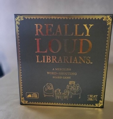 Really Loud Librarians by Exploding Kittens Party Game/Word Game Humor Complete