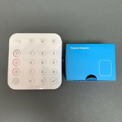 Ring Alarm Home Security Keypad & Adapter 2nd Generation White New