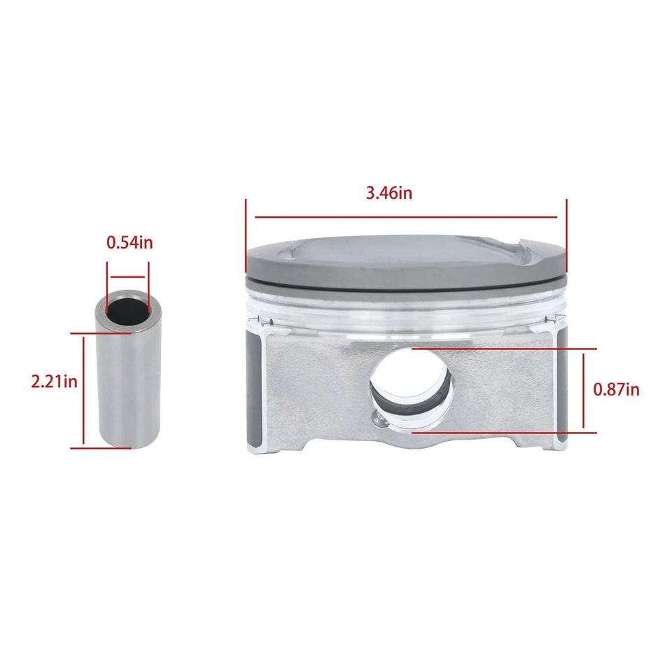 For 2002-2011 Toyota Camry 2002-2008 Toyota Solara Engine Rebuild Overhaul Kit Foto 2 de 4